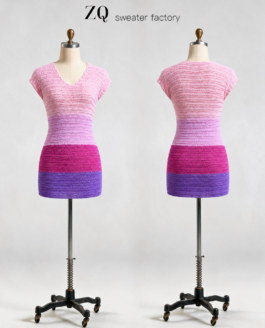 Pink & Purple Ombre Crochet Mini Dress | Private Label